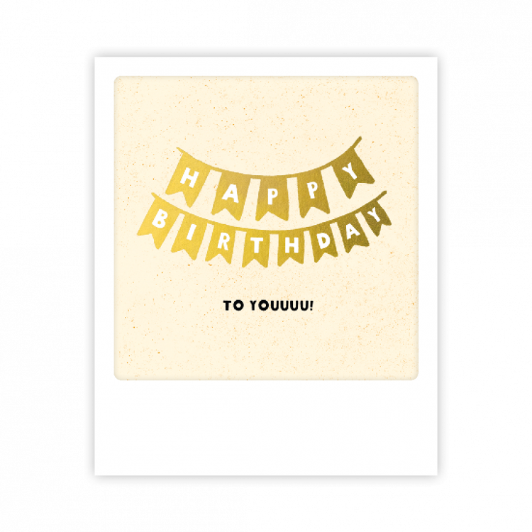 Pickmotion Kleine Postkarte Happy Birthday To You