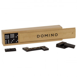 GOKI Dominospiel im Holzkasten