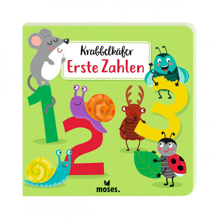 MOSES Krabbelkäfer Buch - Erste Zahlen Kinderbuch