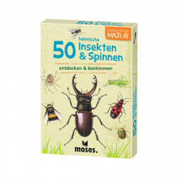 MOSES Kartenspiel- Expedition Natur - 50 heimische Insekten & Spinnen