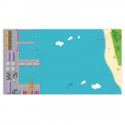 Spielfolie für STUVA Hafen und Insel