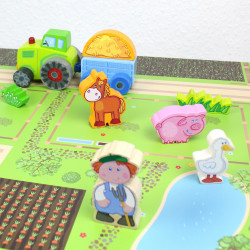 Spielfolie für LACK Tisch klein Bauernhof  (Möbel nicht inklusive)
