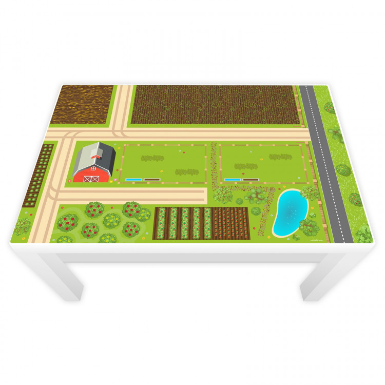 Spielfolie für LACK Tisch groß Bauernhof (Möbel nicht inklusive)