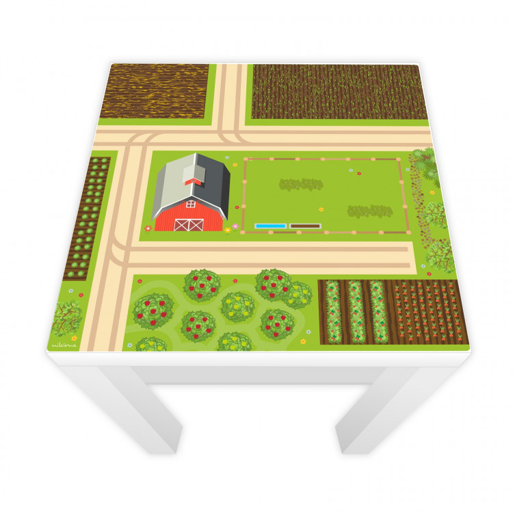 Spielfolie für LACK Tisch  Bauernhof (Möbel nicht inklusive)