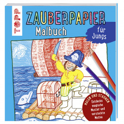 TOPP Zauberpapier Malbuch - Für Jungs
