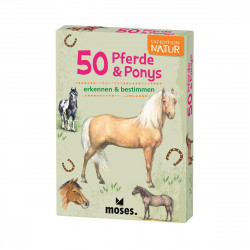 MOSES Kartenspiel- Expedition Natur - 50 Pferde & Ponys