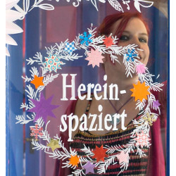 TOPP Vorlagenmappe Fensterdeko - Fröhliche Weihnachten von Bine