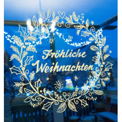 TOPP Vorlagenmappe Fensterdeko - Fröhliche Weihnachten von Bine