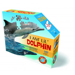 MADDCAPP Puzzle Delfin 100 Teile Konturpuzzle XL