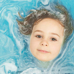 NAILMATIC KIDS - schäumendes Badesalz färbt blau - 250g