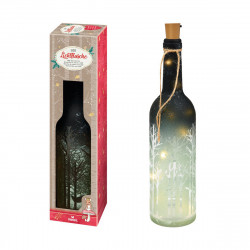 MOSES Lichtflasche aus Glas mit LEDs im Korken in einer Geschenkbox