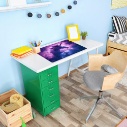stabile Vinyl Schreibtischunterlage Einhorn Bastelmatte Kinder Platzset abwaschbar