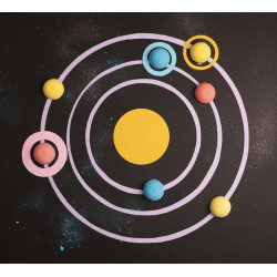 NAILMATIC KIDS - Badebomben SPACE 7 x 20g - färbt Wasser