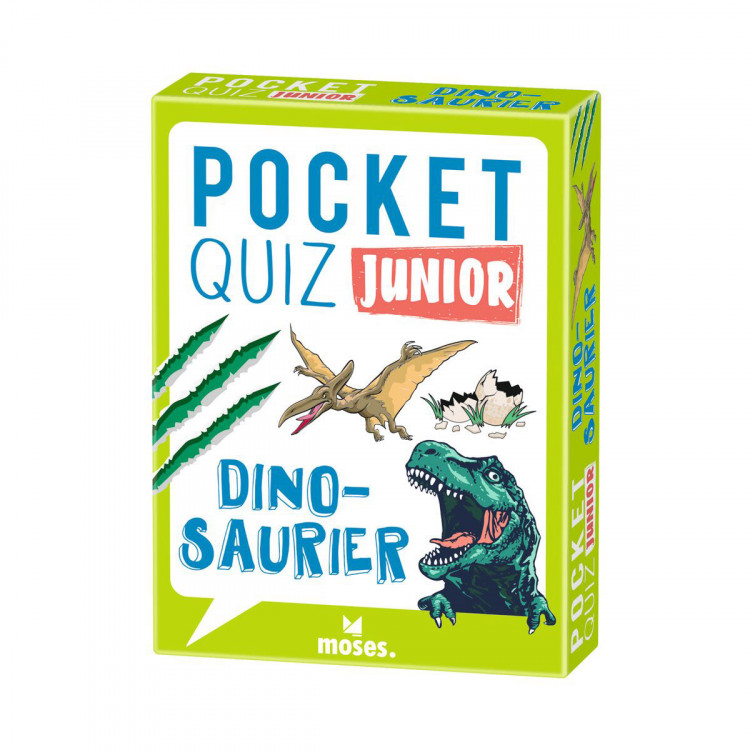 MOSES Pocket Quiz Junior - Dinosaurier - 50 Karten