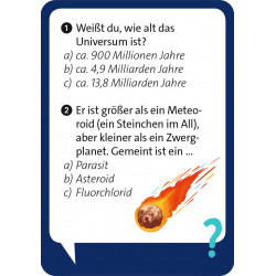 MOSES Pocket Quiz Junior - Weltraum - 50 Karten