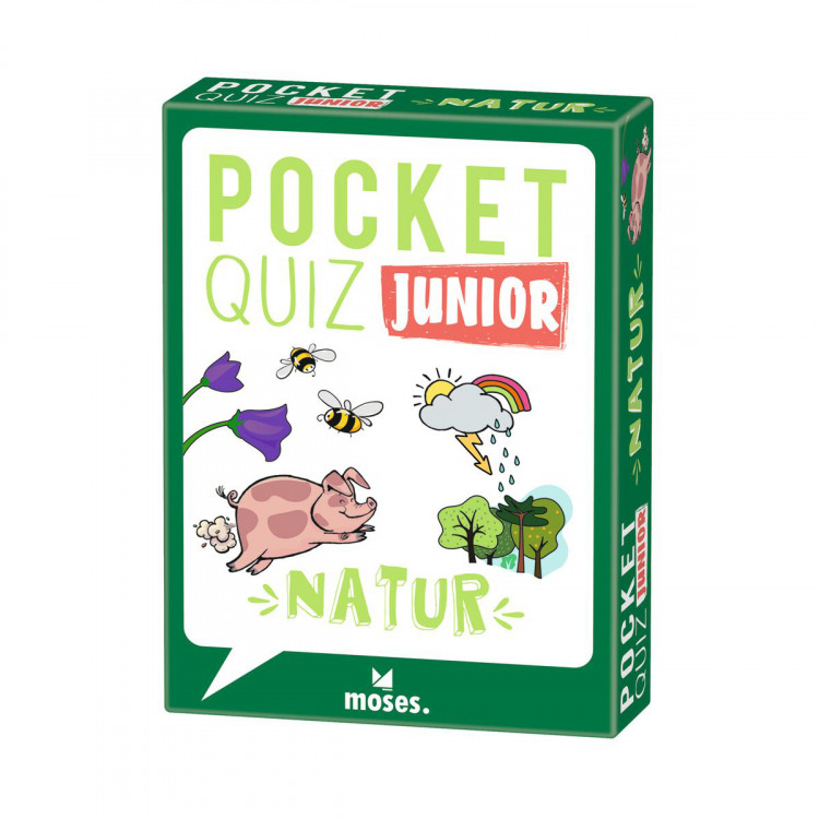 MOSES Pocket Quiz Junior - Natur - 50 Karten