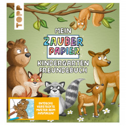 TOPP Mein Zauberpapier Kindergarten Freundebuch Wilde Waldtiere