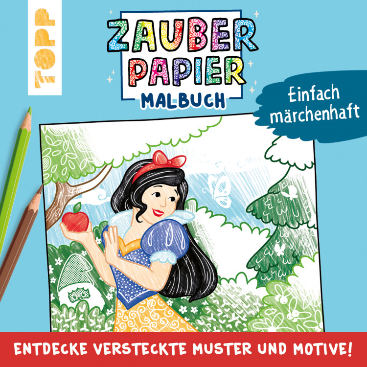 TOPP Zauberpapier Malbuch Einfach märchenhaft - Block Märchen