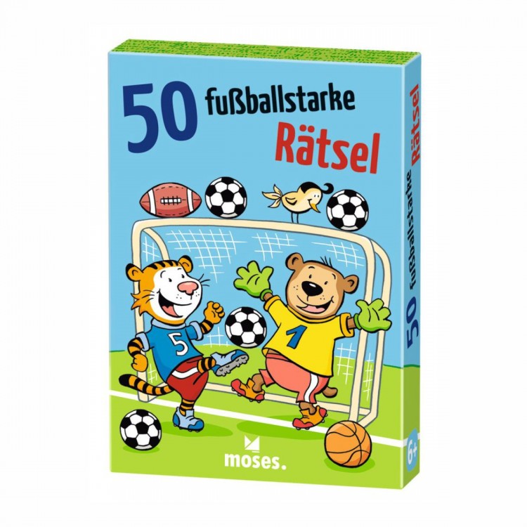 MOSES 50 fußballstarke Rätsel - 50 Karten