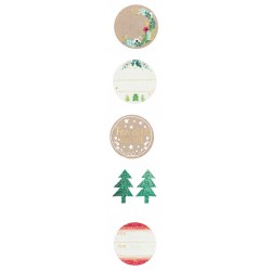 MOSES Sticker Rolle Winterwunder 100 Aufkleber Weihnachten