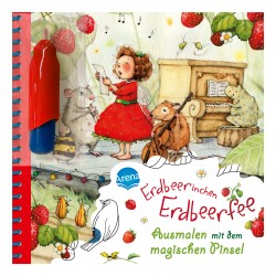 ARENA - Kindermalbuch Ausmalen mit dem magischen Pinsel Erdbeerinchen Erdbeerfee