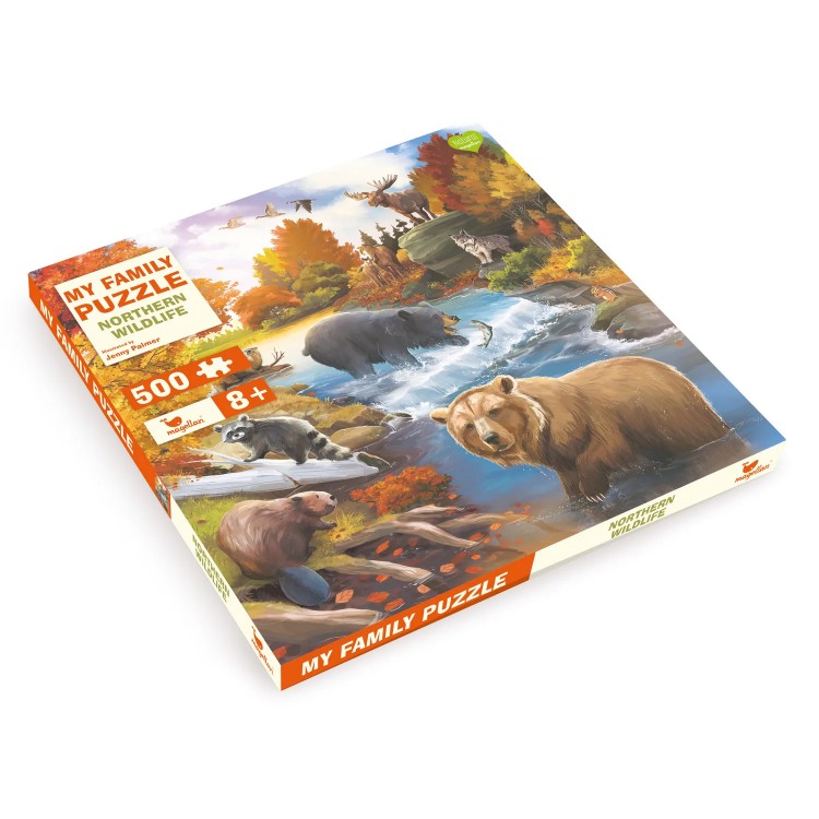 MAGELLAN - My Family Puzzle - Northern Wildlife mit 500 Puzzleteile