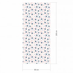 2 x 0,9 m selbstklebende Folie - Punkte (16,66 €/m²) Klebefolie Dekorfolie Möbelfolie