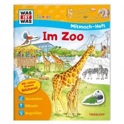 WAS IST WAS Junior Mitmach-Heft Im Zoo Taschenbuch