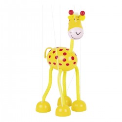 GOKI Holz Marionette Giraffe Handmarionette
