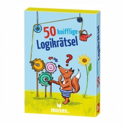 MOSES 50 Karten knifflige Logikrätsel ab 6 Jahren