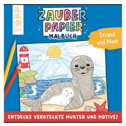 TOPP Zauberpapier Malbuch Strand und Meer 48 Seiten