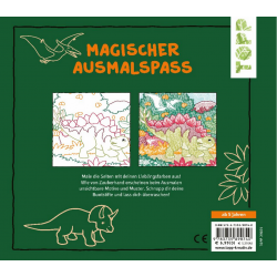 TOPP Zauberpapier Malbuch Dinosaurier 48 Seiten