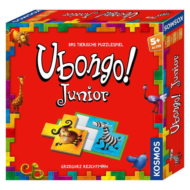 KOSMOS Ubongo Junior  Puzzlespiel ab 5 Jahren Legespiel