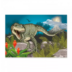 MAUDER VERLAG TapirElla Diamantbild T-Rex Dinosaurier - Diamant Painting