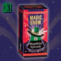 TRENDHAUS MAGIC SHOW Trick 3 Magische Spirale Zylinder Zauber Zauberei Zauberer Marv