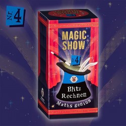 TRENDHAUS MAGIC SHOW Trick 4 Blitzrechnen Zylinder Zauber Zauberei Zauberer Marv