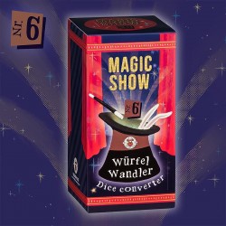 TRENDHAUS MAGIC SHOW Trick 6 Würfelwandler Würfel Zylinder Zauber Zauberei Zauberer Marv