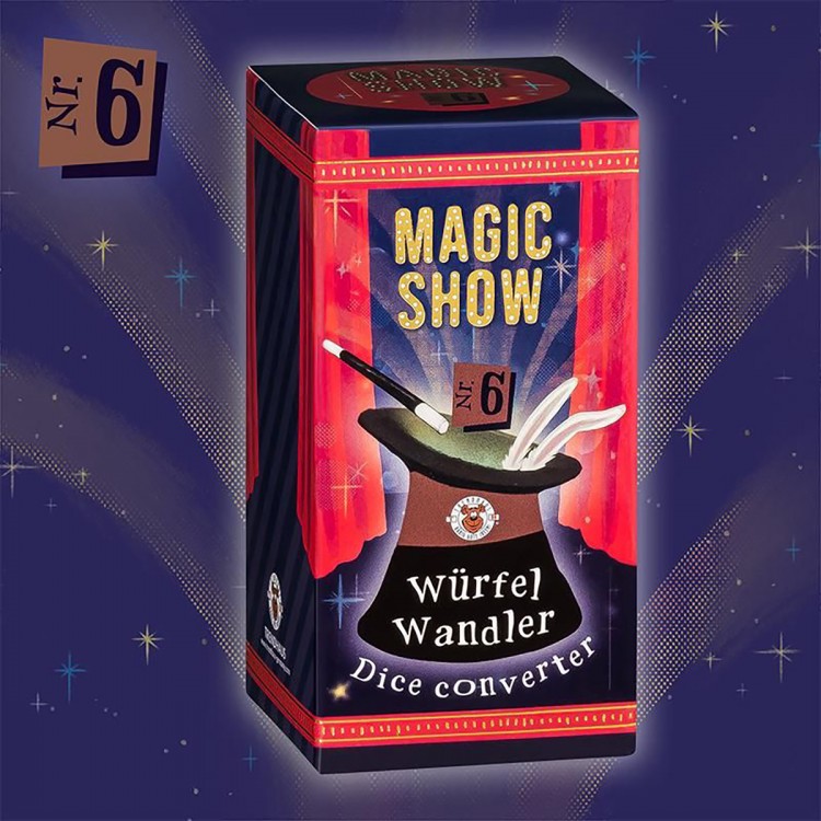 TRENDHAUS MAGIC SHOW Trick 6 Würfelwandler Würfel Zauberei