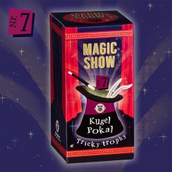 TRENDHAUS MAGIC SHOW Trick 7 Kugelpokal Zylinder Zauber Zauberei Zauberer Marv