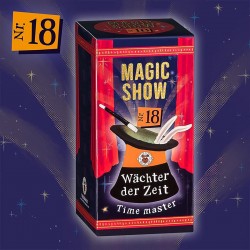TRENDHAUS MAGIC SHOW Trick 18 Wächter der Zeit Uhrzeit Zylinder Zauber Zauberei Zauberer Marv