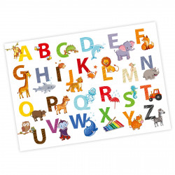 Kinder Tier ABC Poster