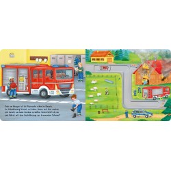 THIENEMANN Fahr mit! mit der Feuerwehr Spurbuch Pappbuch