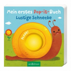 ARS EDITION Mein erstes Pop it-Buch - Lustige Schnecke