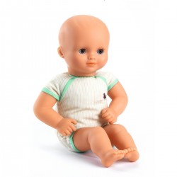 DJECO POMEA Puppe Pistache 32 cm Babypuppe