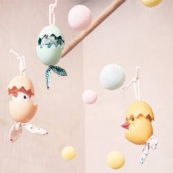 LILLIPUTIENS tanzendes Ei gelb Küken Baby Spielzeug
