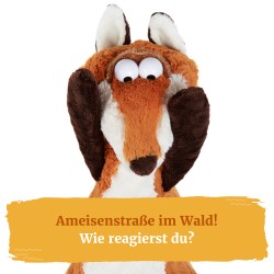 SIGIKID Sweety Fuchs Mimik-Tiere Kuscheltier Moodpets