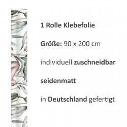 2 x 0,9 m selbstklebende Folie - Dschungel Affe (16,66 €/m²) Klebefolie Dekorfolie Möbelfolie
