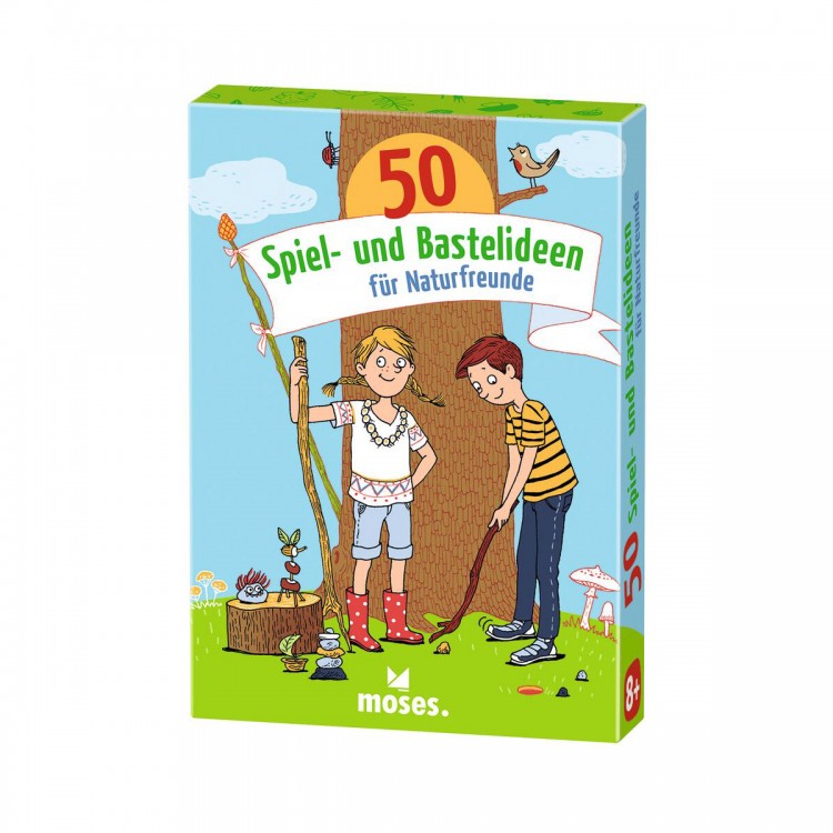 MOSES 50 Spiel- und Bastelideen für Naturfreunde - 50 Karten