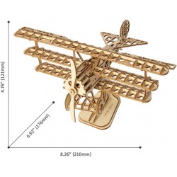 ROKR Holz 3D Puzzle Flugzeug TG301 ab 8 Jahren