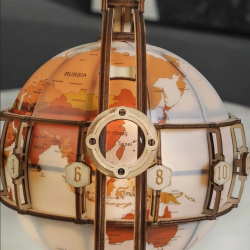 ROKR Holz 3D Puzzle Globus Erdkugel Luminous ST003 ab 14 Jahren